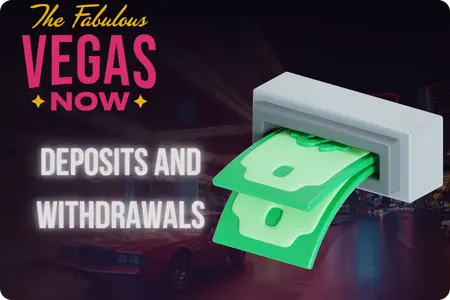 VegasNow deposits and withdrawals payment options