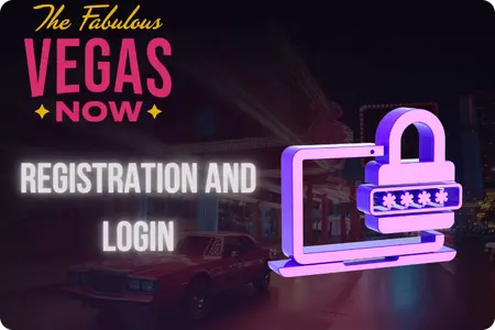 VegasNow registration and login security features