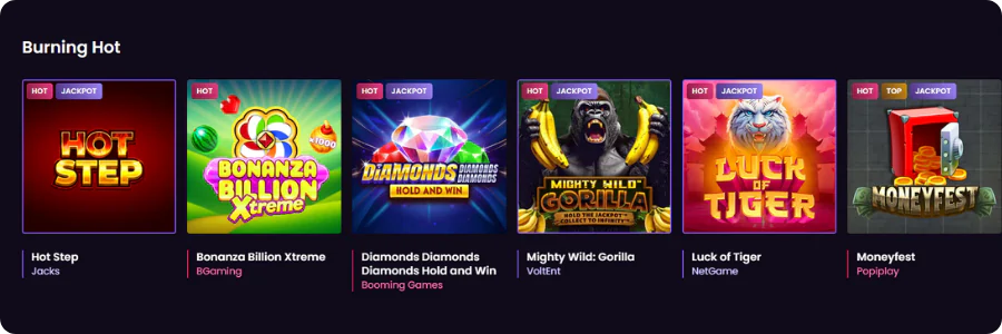 Lucky Streak 1 classic pokie at Vegas Now online pokies with BAR symbols, lucky 7s, cherries, bells and JACKPOT 100 banner on three reels